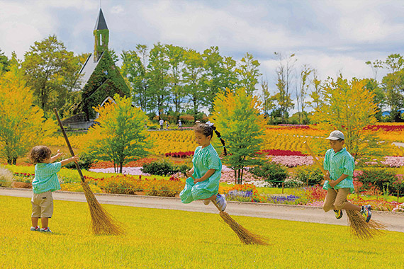 「ほうきさん待って～！」服部 将啓